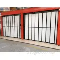 Puerta plegable de cristal transparente comercial